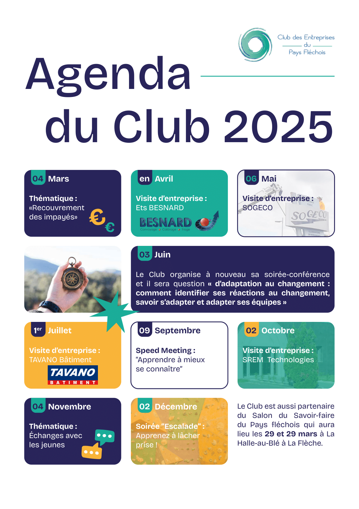 Flyer soirée du Club 